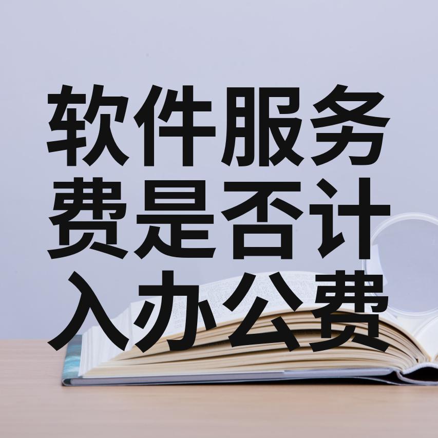 软件服务费可以做成本吗